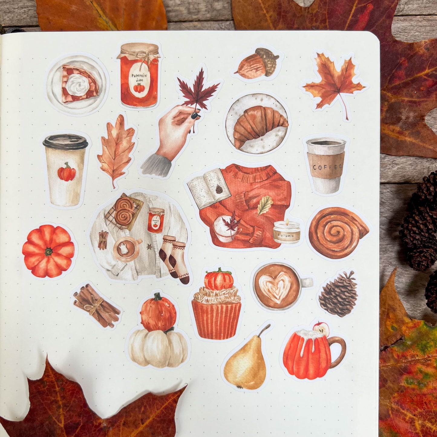 Cosy Autumn Days Sticker Sheet