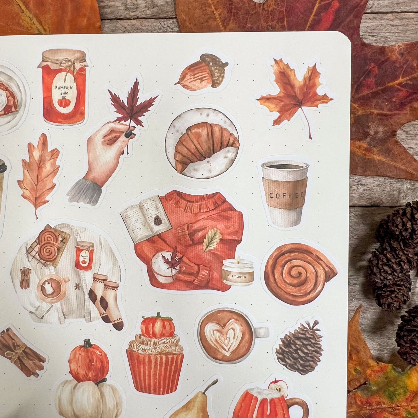 Cosy Autumn Days Sticker Sheet
