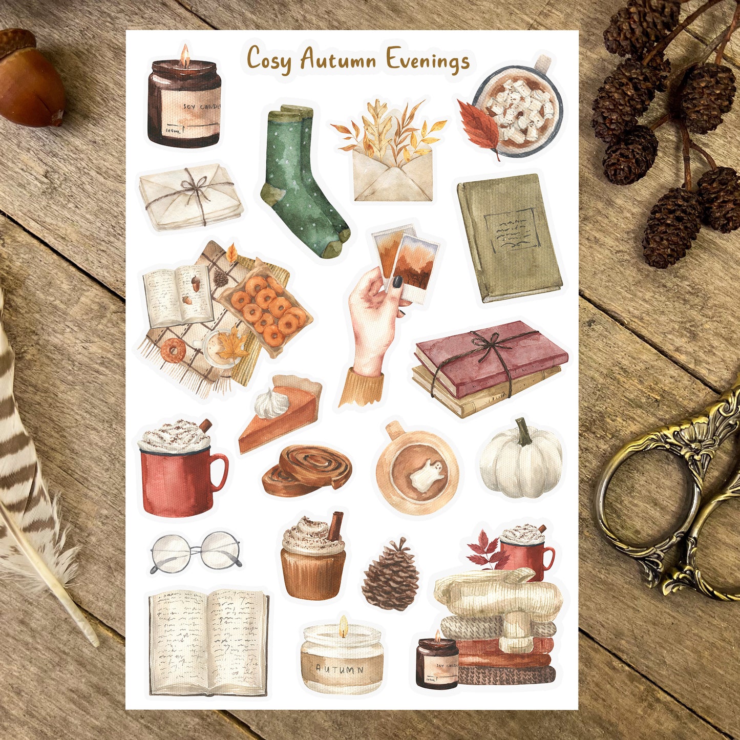 Autumn Evenings Sticker Sheet