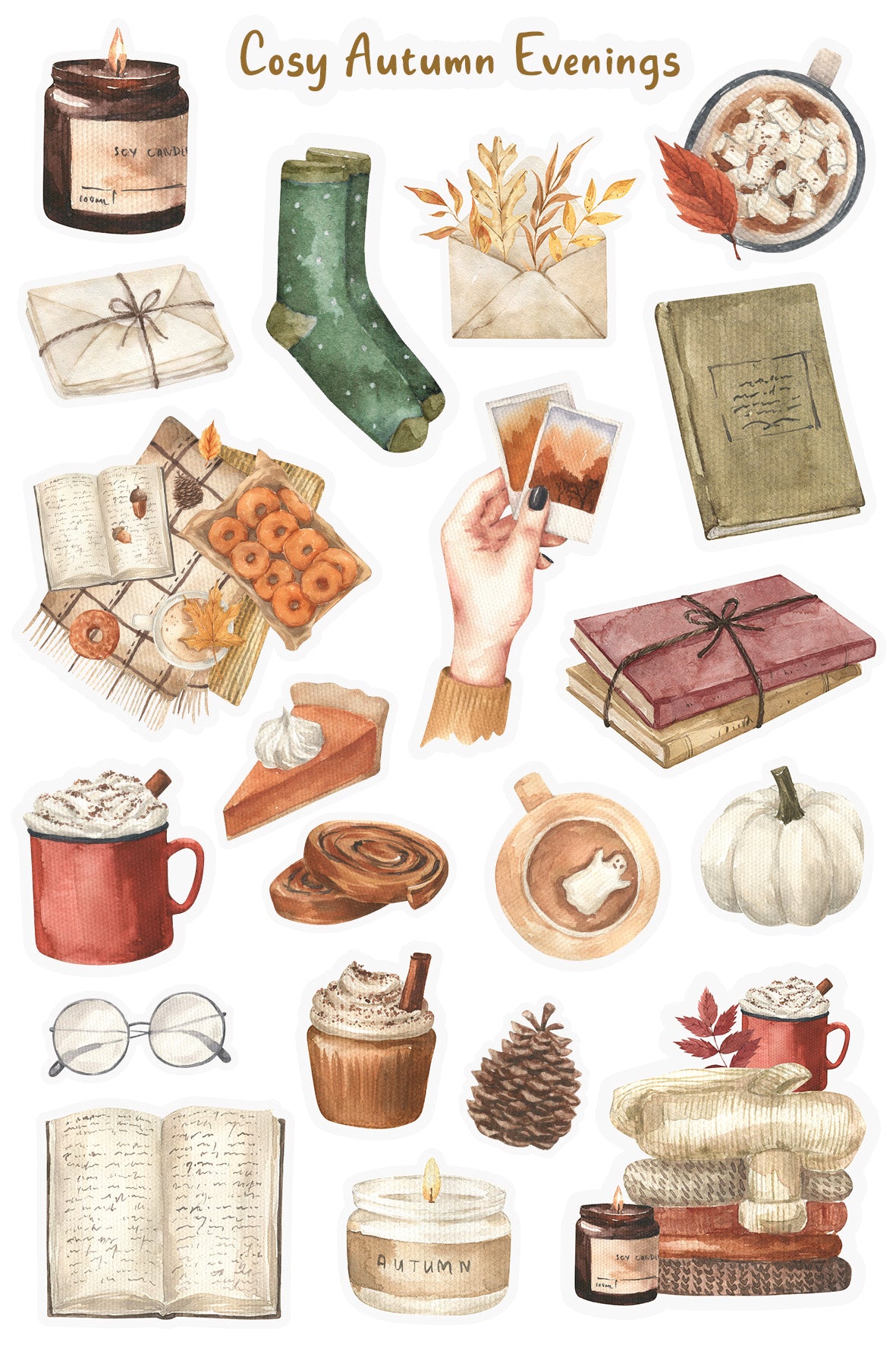 Autumn Evenings Sticker Sheet