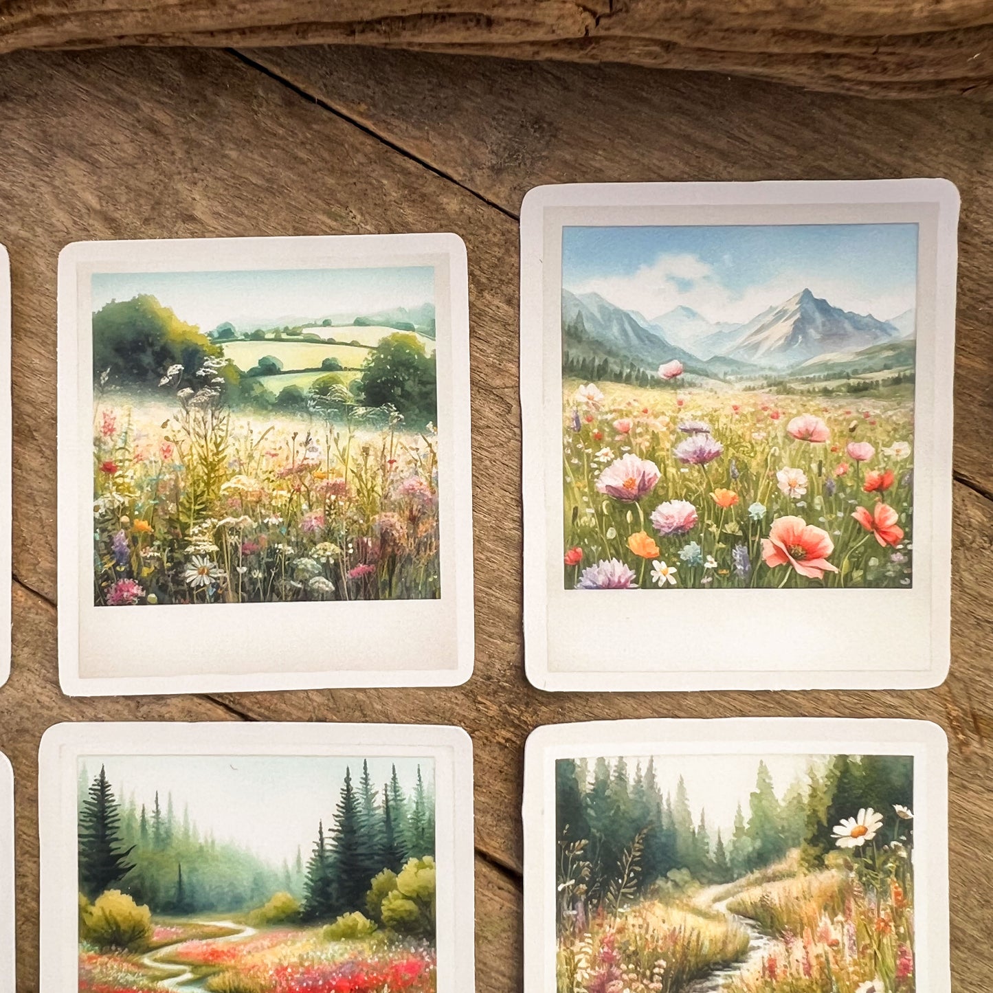 Dreamy Meadows Landscapes Sticker Pack