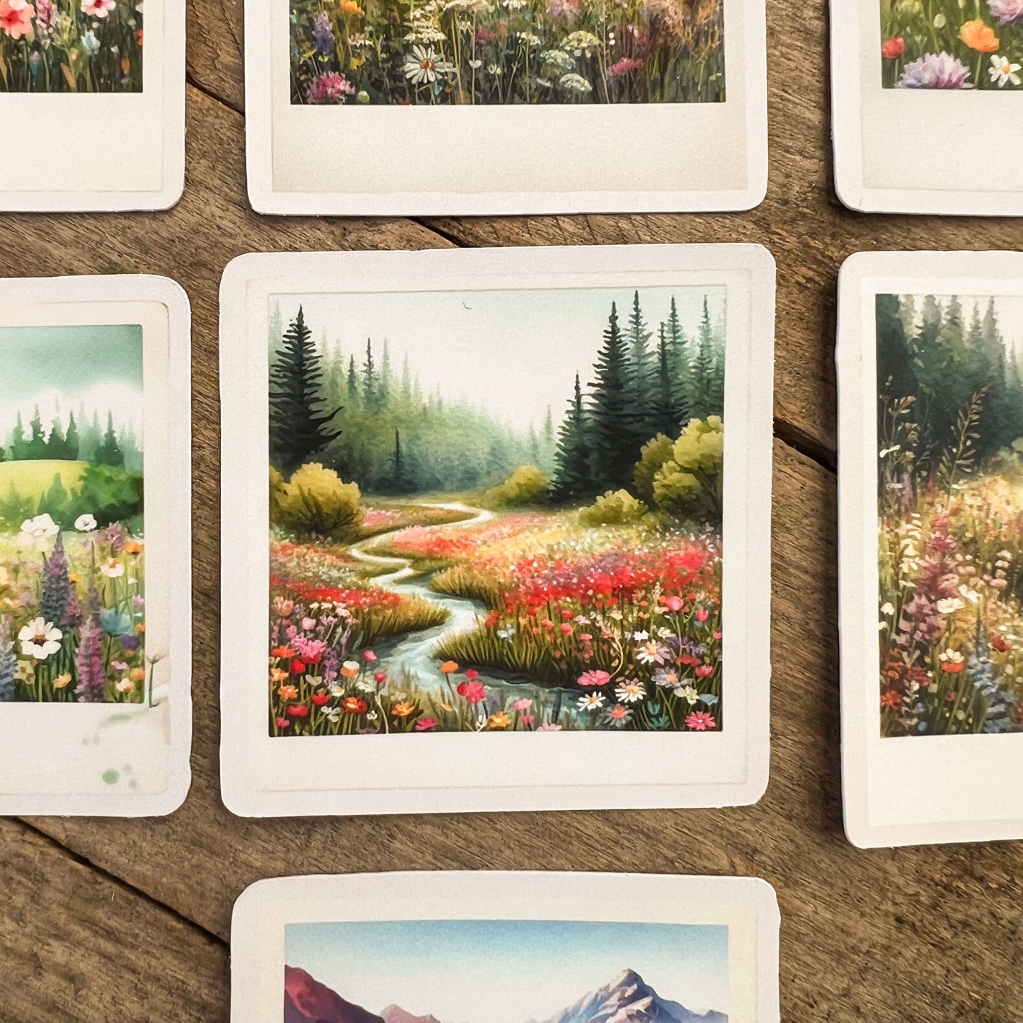 Dreamy Meadows Landscapes Sticker Pack