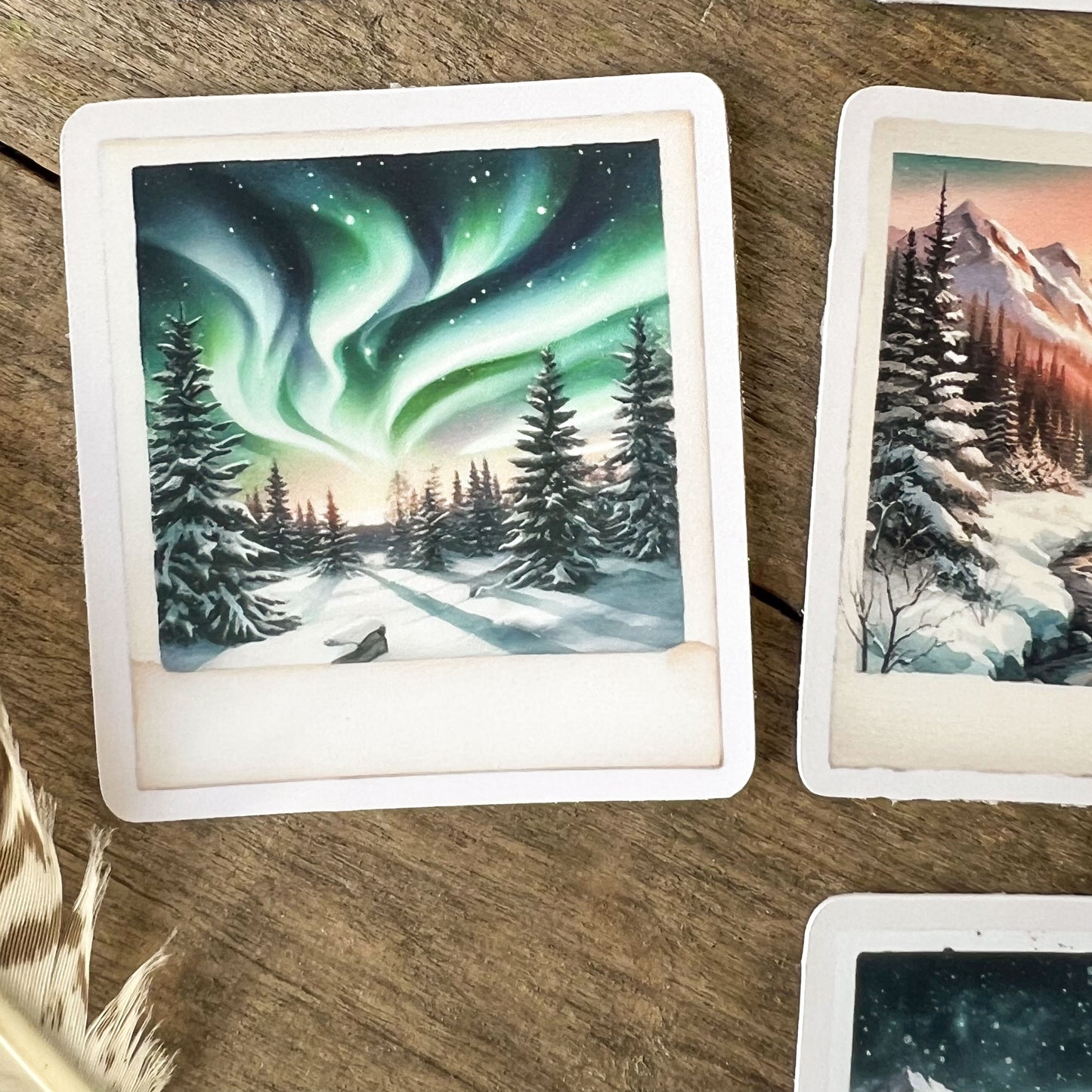 Winter Wonderland Landscapes Sticker Pack