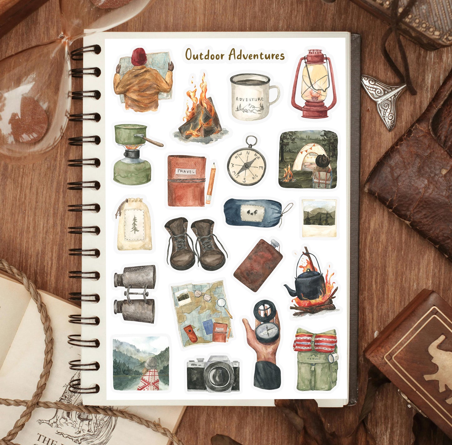 Outdoor Adventures Sticker Sheet