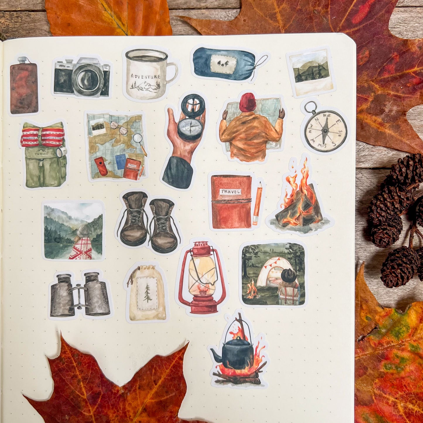 Outdoor Adventures Sticker Sheet