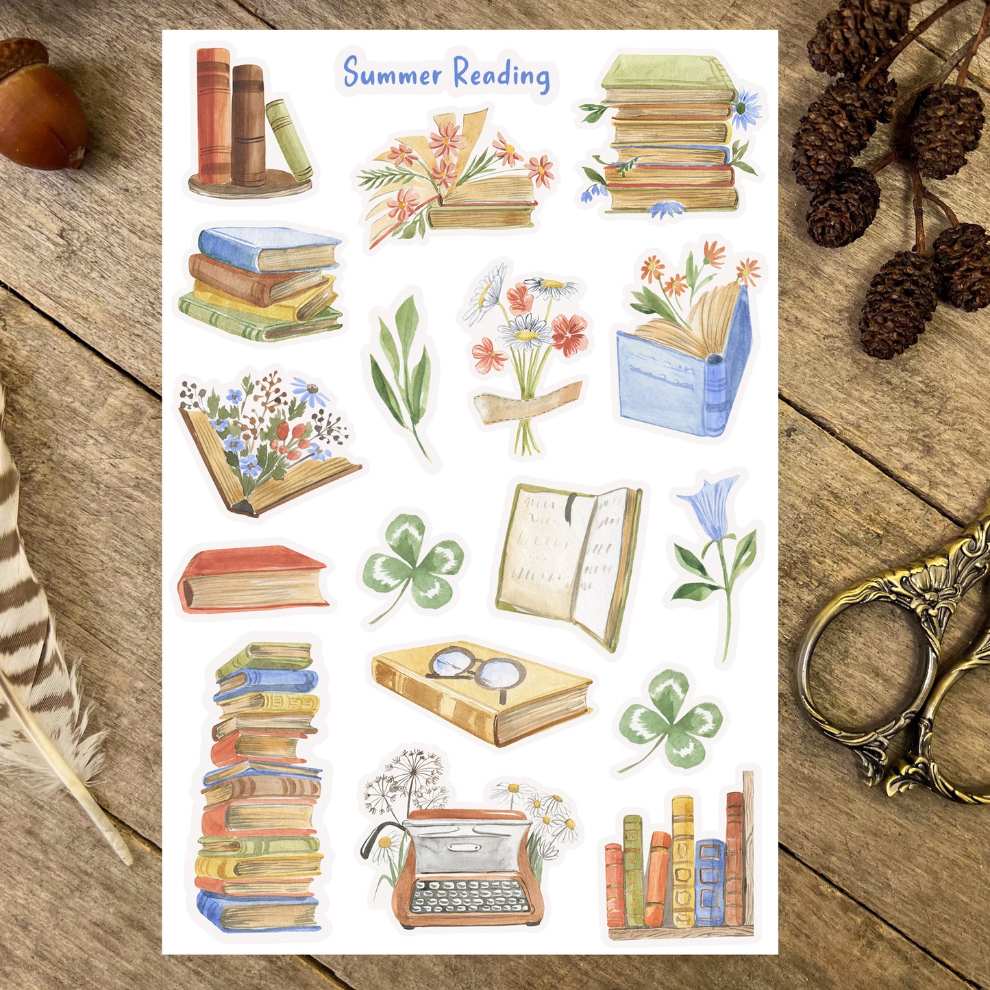 Summer Reading Sticker Sheet