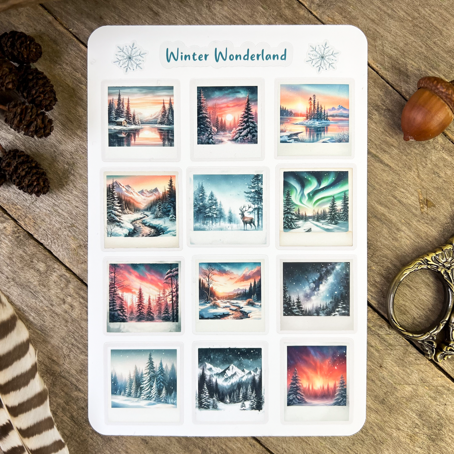 Winter Wonderland Sticker Sheet