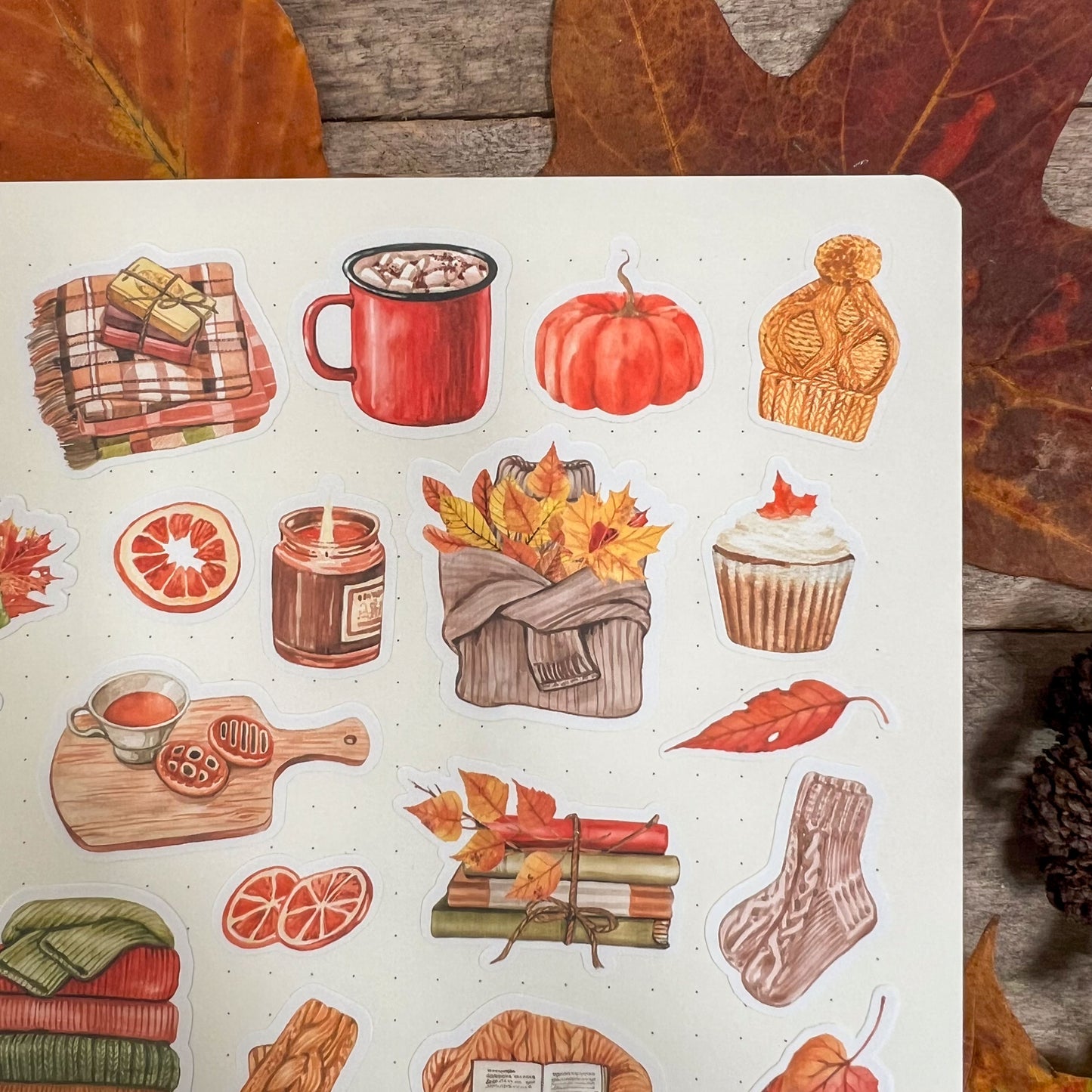 Cosy Autumn Mood Sticker Sheet
