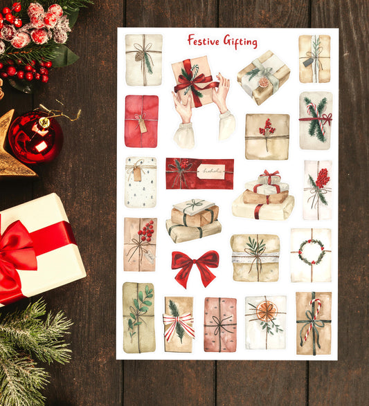 Christmas Presents Sticker Sheet