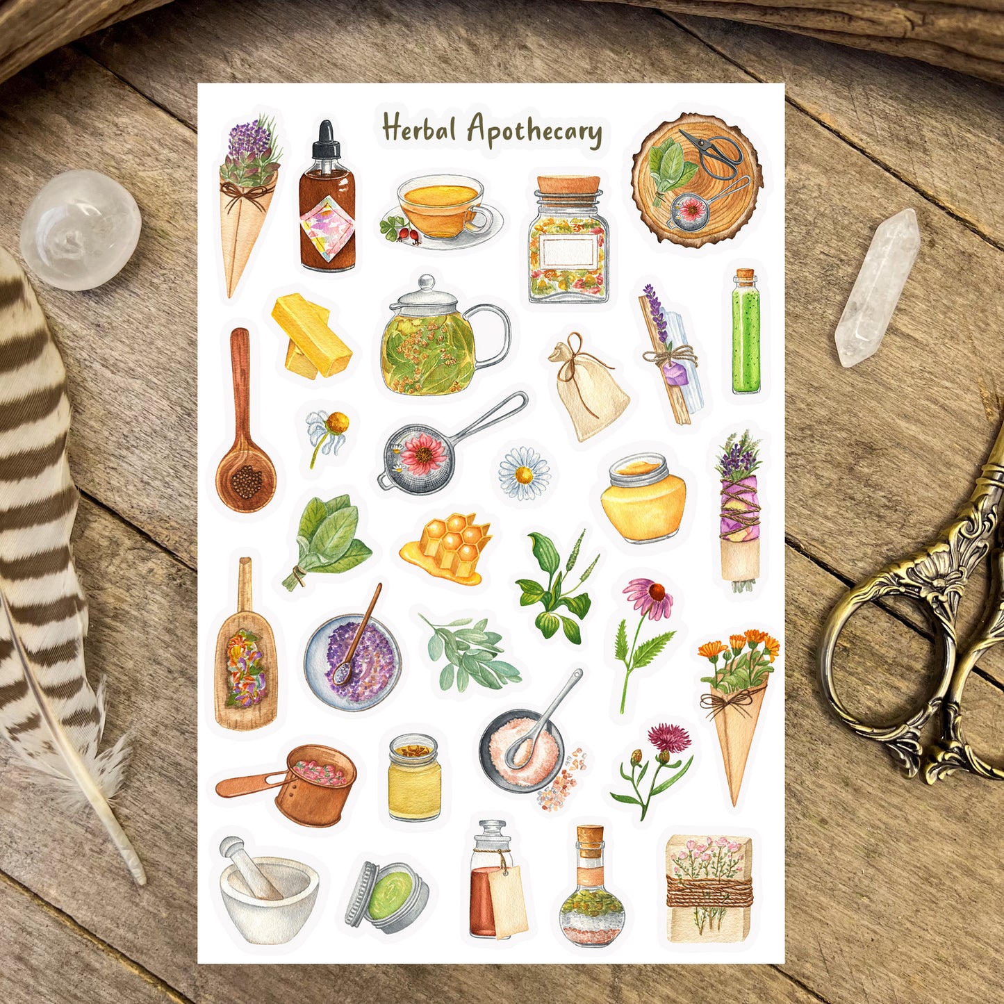 Herbal Apothecary Sticker Sheet