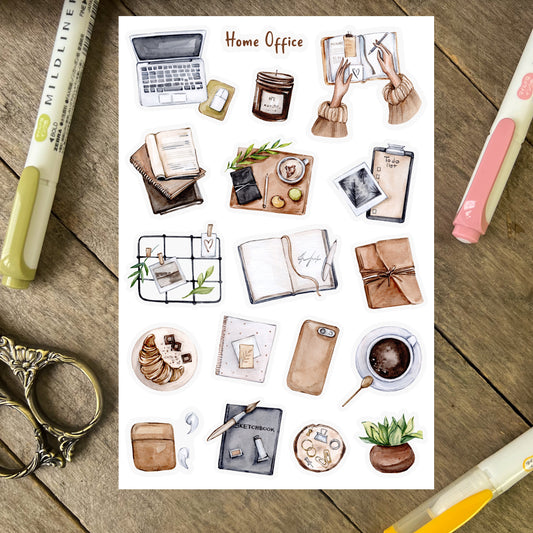 Home Office Sticker Sheet