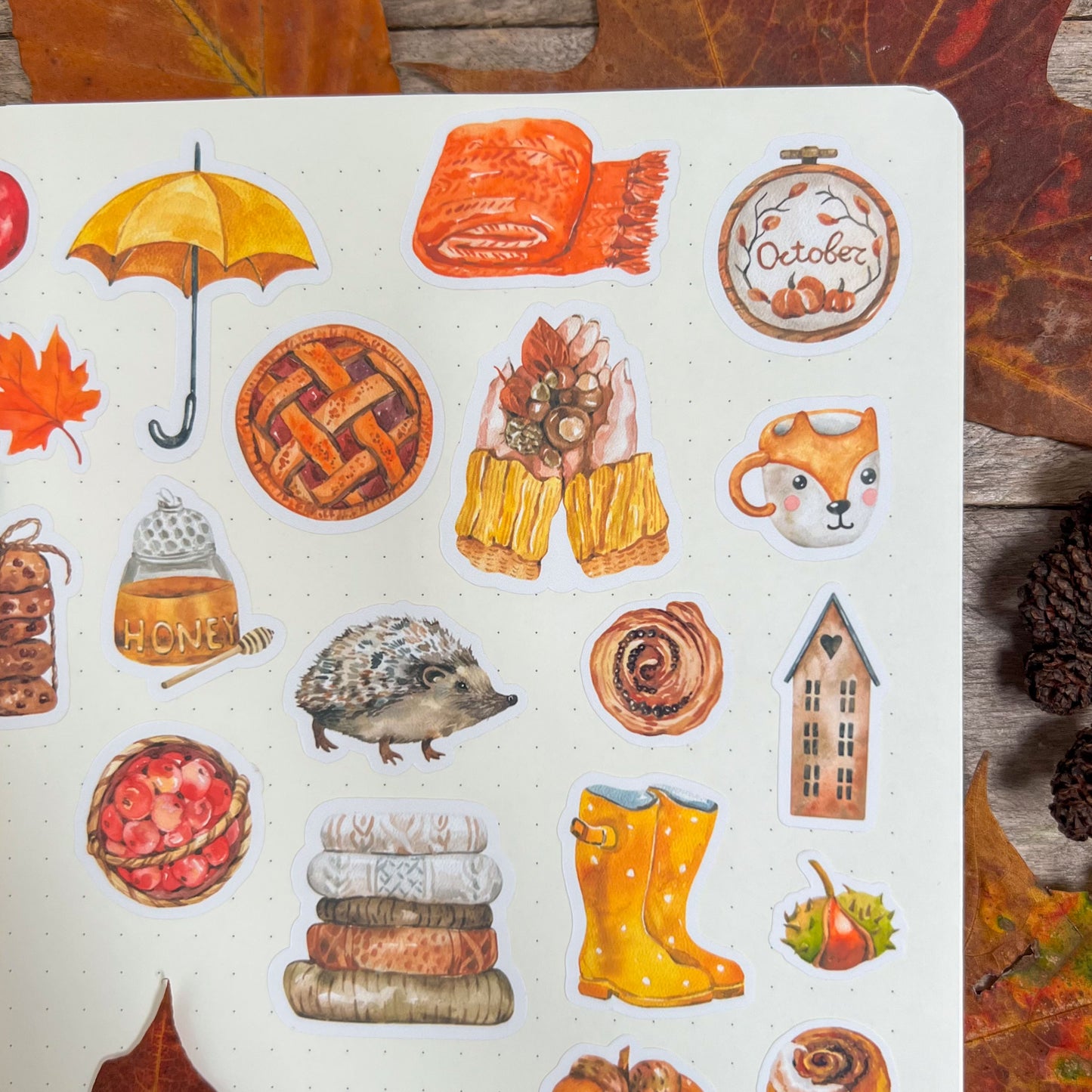 Autumn Hygge Sticker Sheet