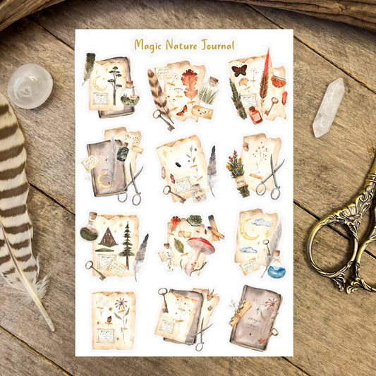 Magic Nature Journal Sticker Sheet