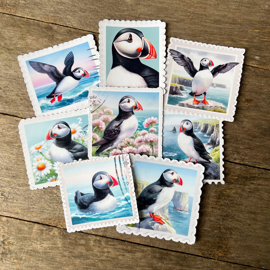 Puffin Stamps Sticker Pack